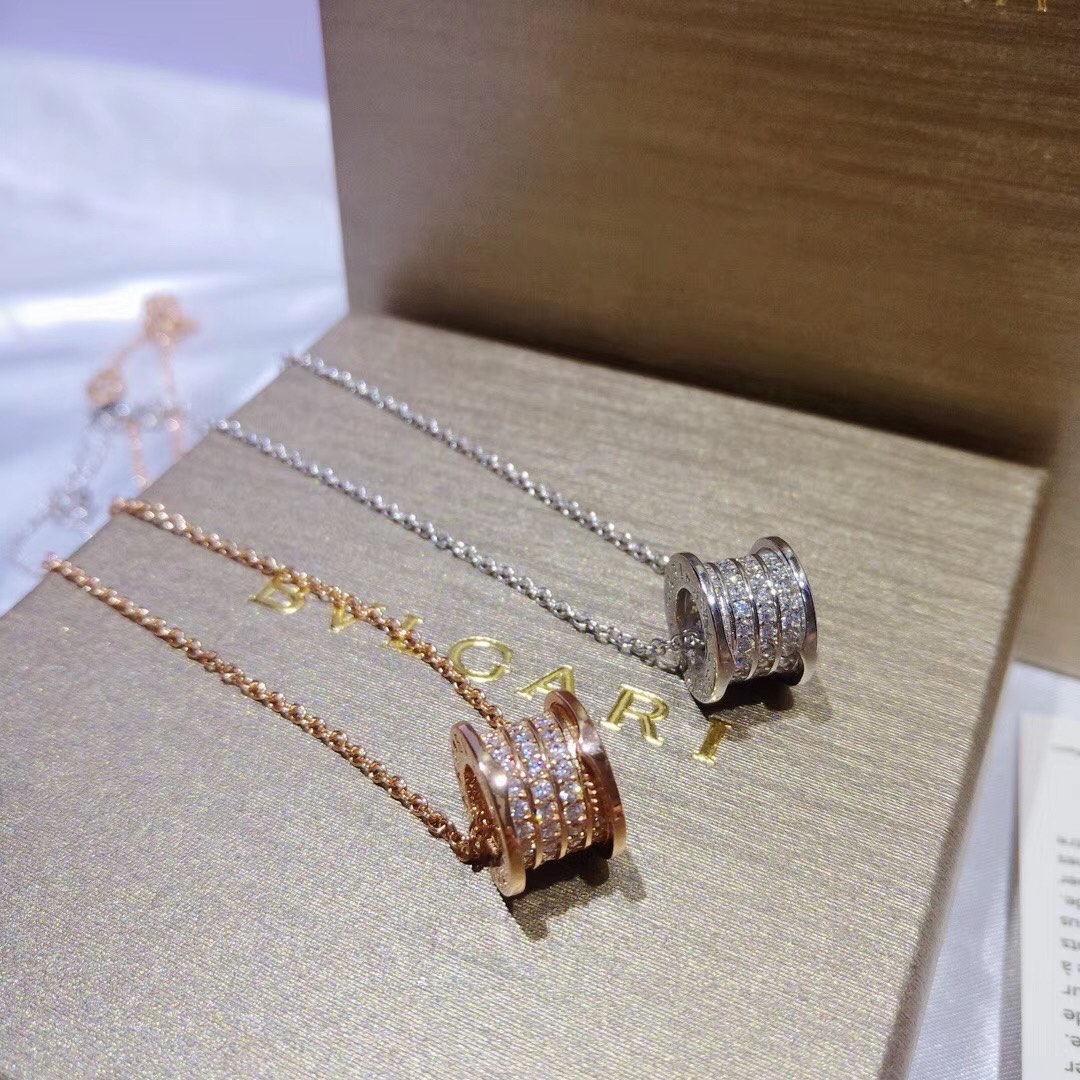 NO:102458,Bulgari slim waist spiral necklace material s925 silver, Bulgari necklace, bvlgari, necklace19860909宝格丽小蛮腰螺旋款项链 材质s925银,宝格丽项链,bvlgari,necklace,Jewelry