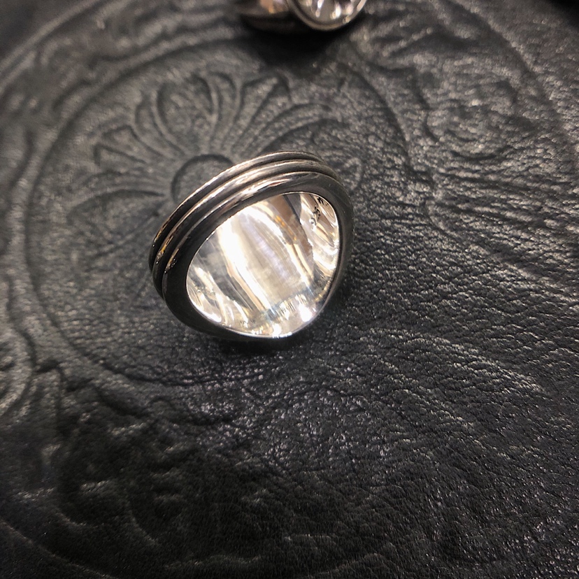 Chrome Hearts 新款.Chrome hearts 克罗心印章镂刻戒指