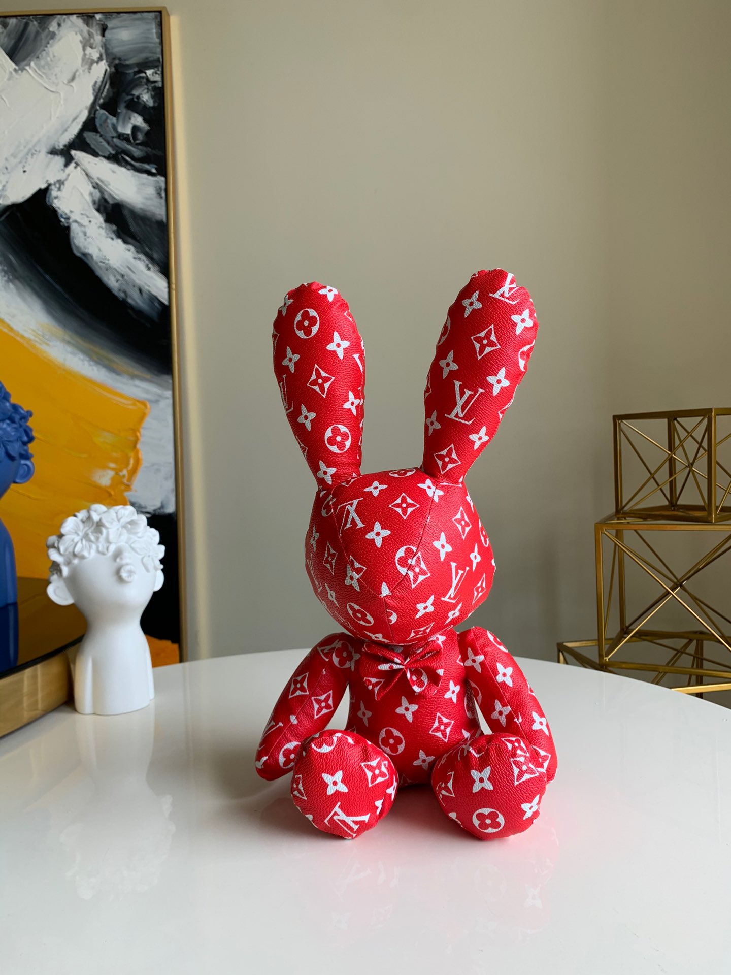 NO:395517,Red Flower Mickey Dolls, Red Hot.,LV【Original Skin】,louis vuitton19860909红花米奇公仔 红红火火 .,LV【原厂皮】,louis vuitton,Bag