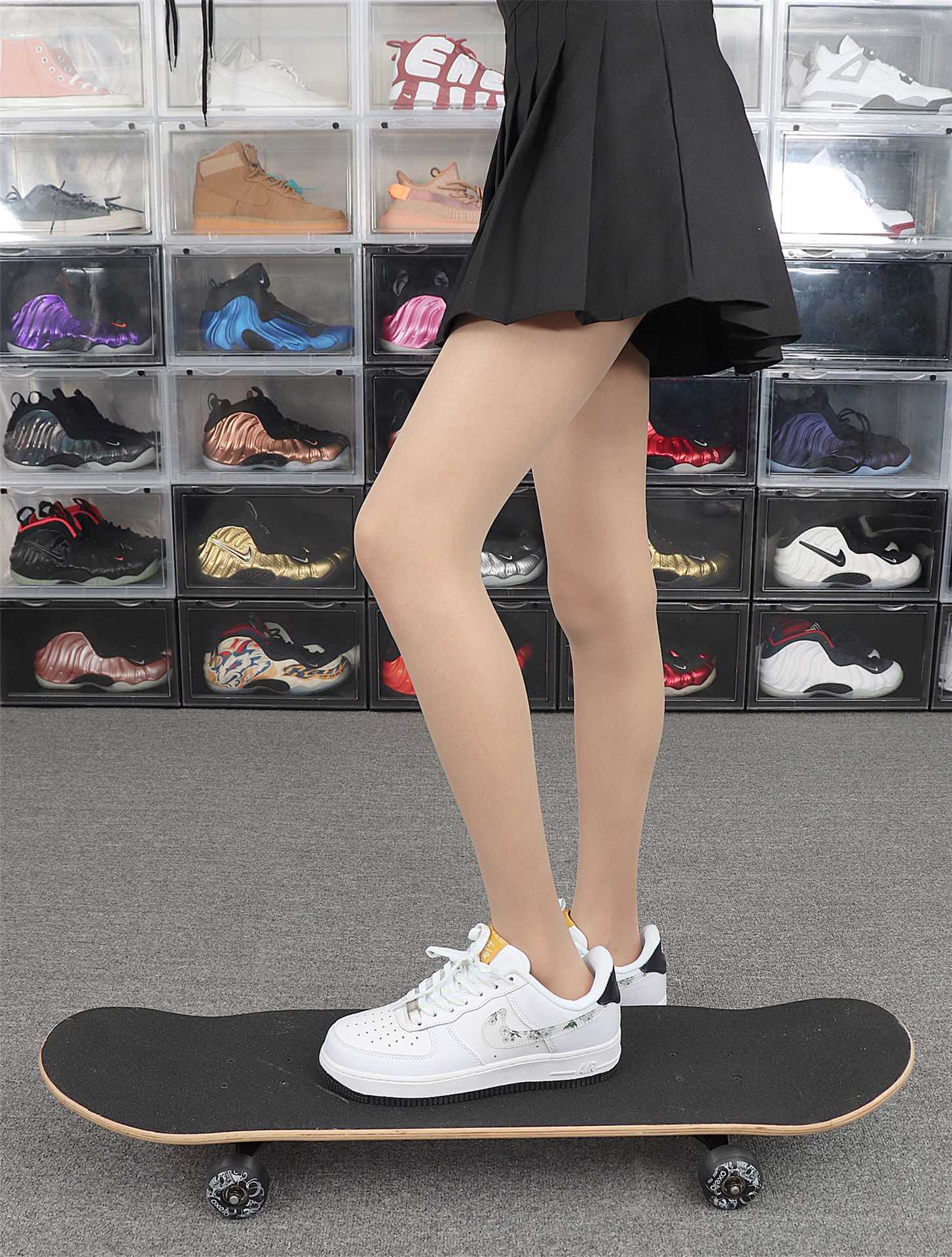 220 Nike Air Force 1 CW5859-100“Daisy Pack”小雏菊 AF1 真标原盒 空军一号 模特上脚图