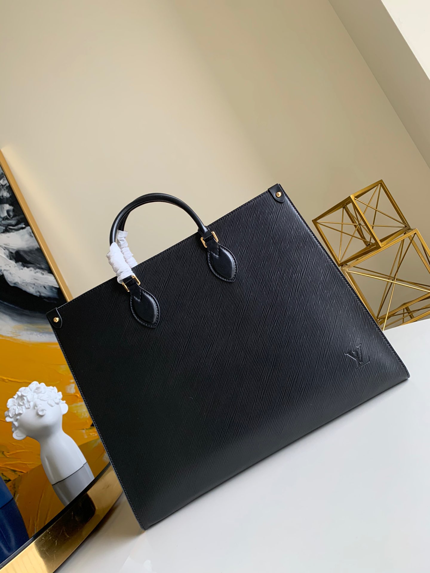 Louis Vuitton LV Onthego Bags Handbags Black Printing Mini M56081