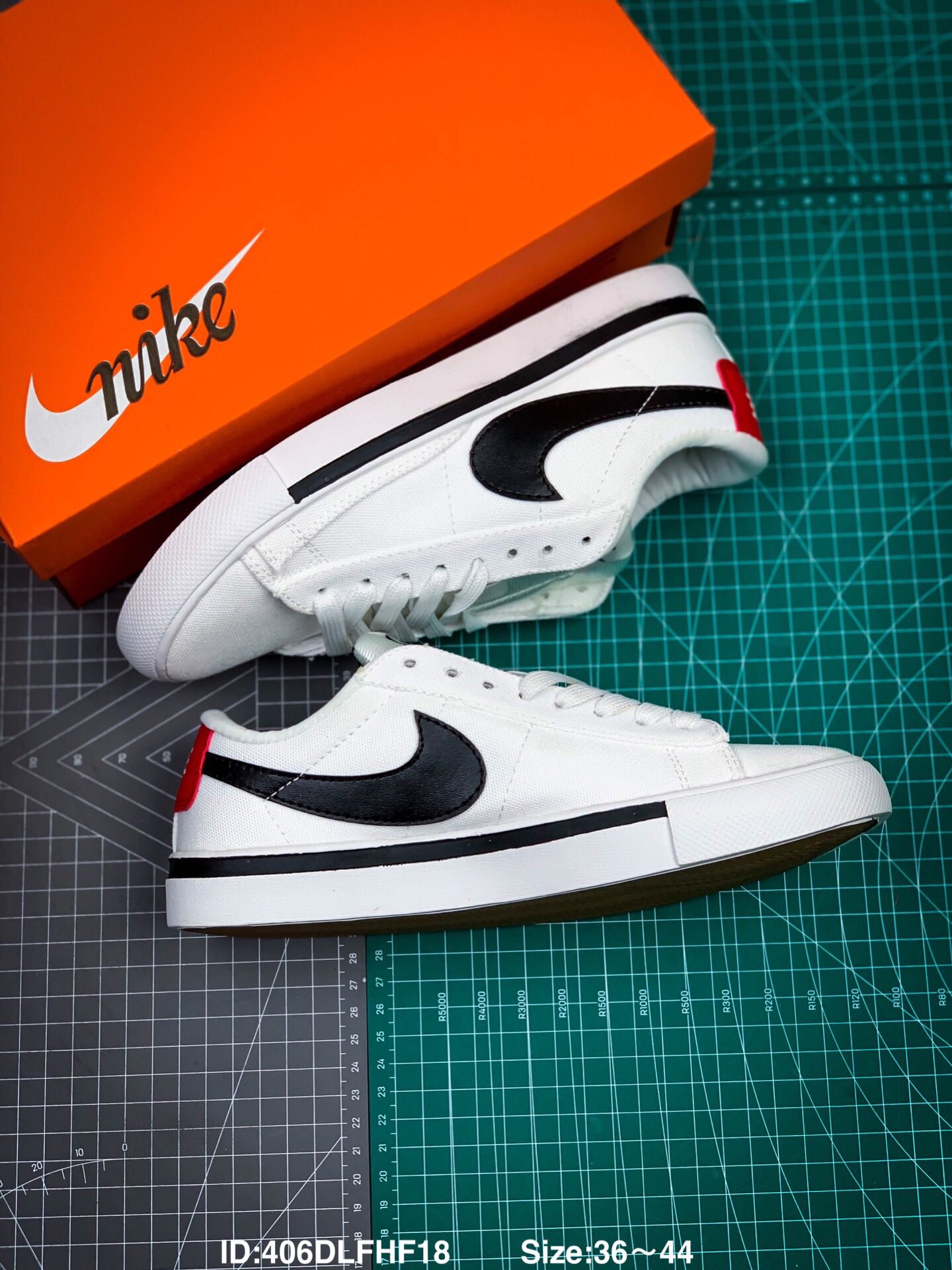 100 真标半码 NIKE BLAZER LOW 19新款开拓者 低帮帆布板鞋
