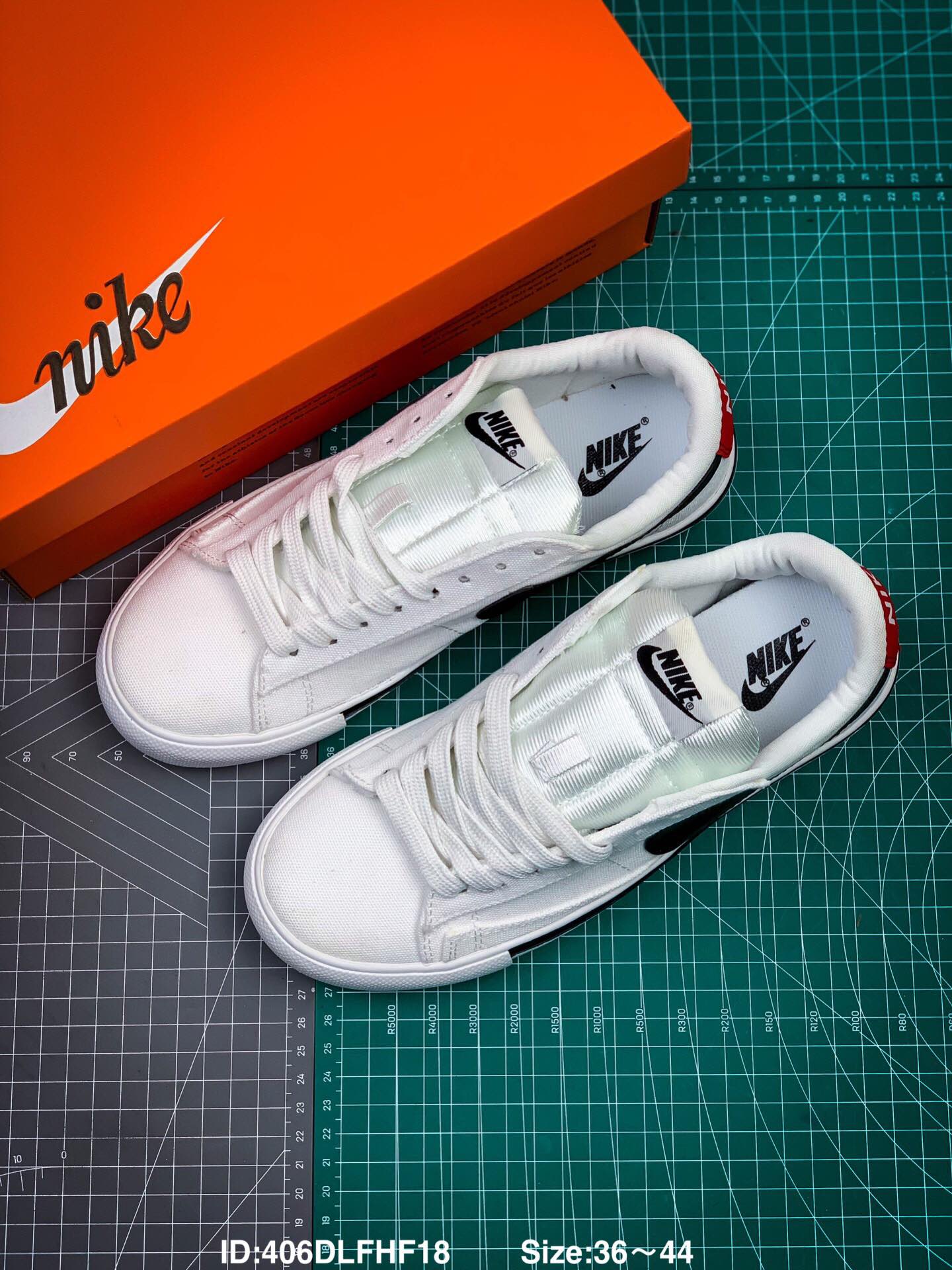 100 真标半码 NIKE BLAZER LOW 19新款开拓者 低帮帆布板鞋