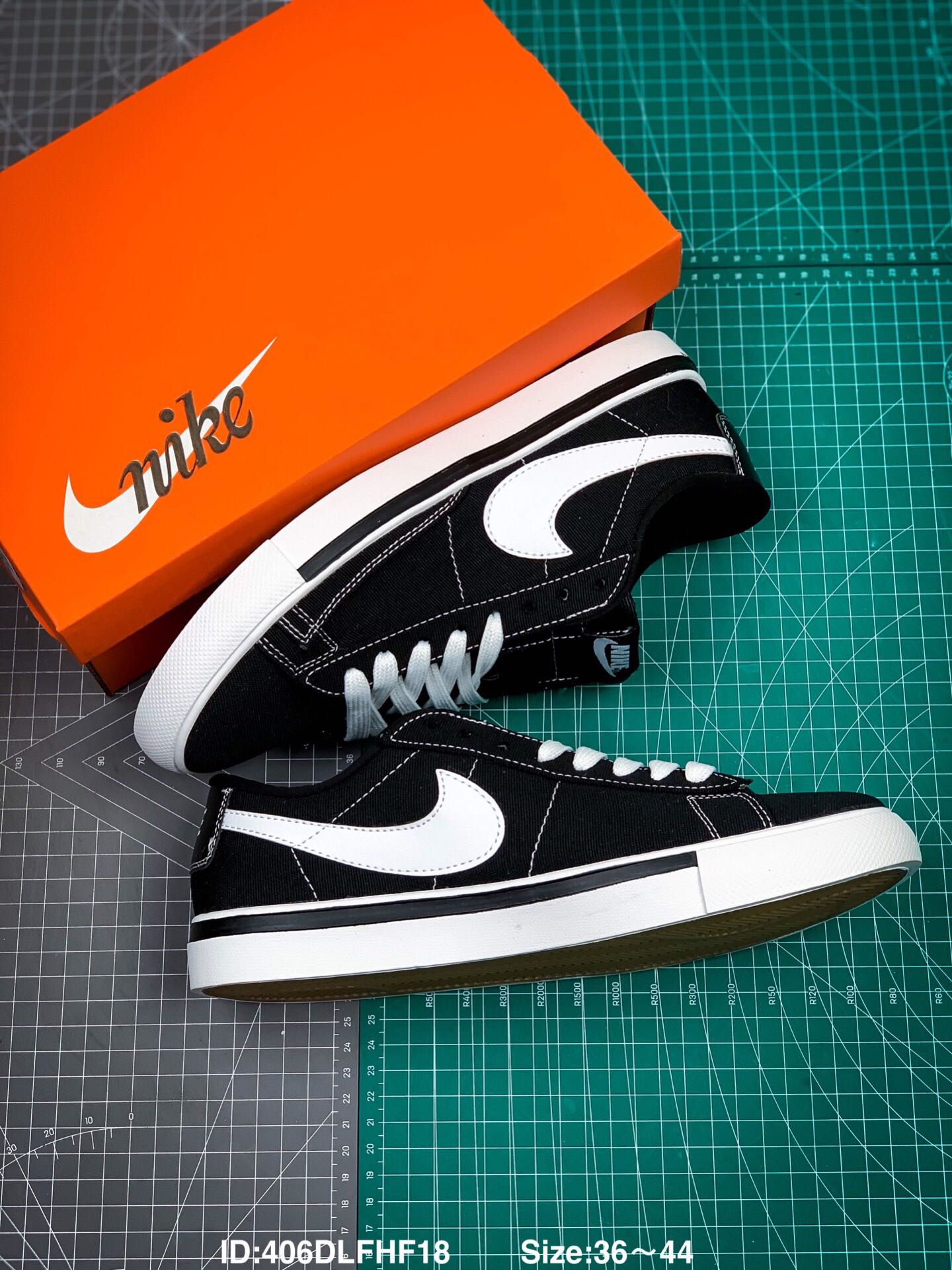 100 真标半码 NIKE BLAZER LOW 19新款开拓者 低帮帆布板鞋