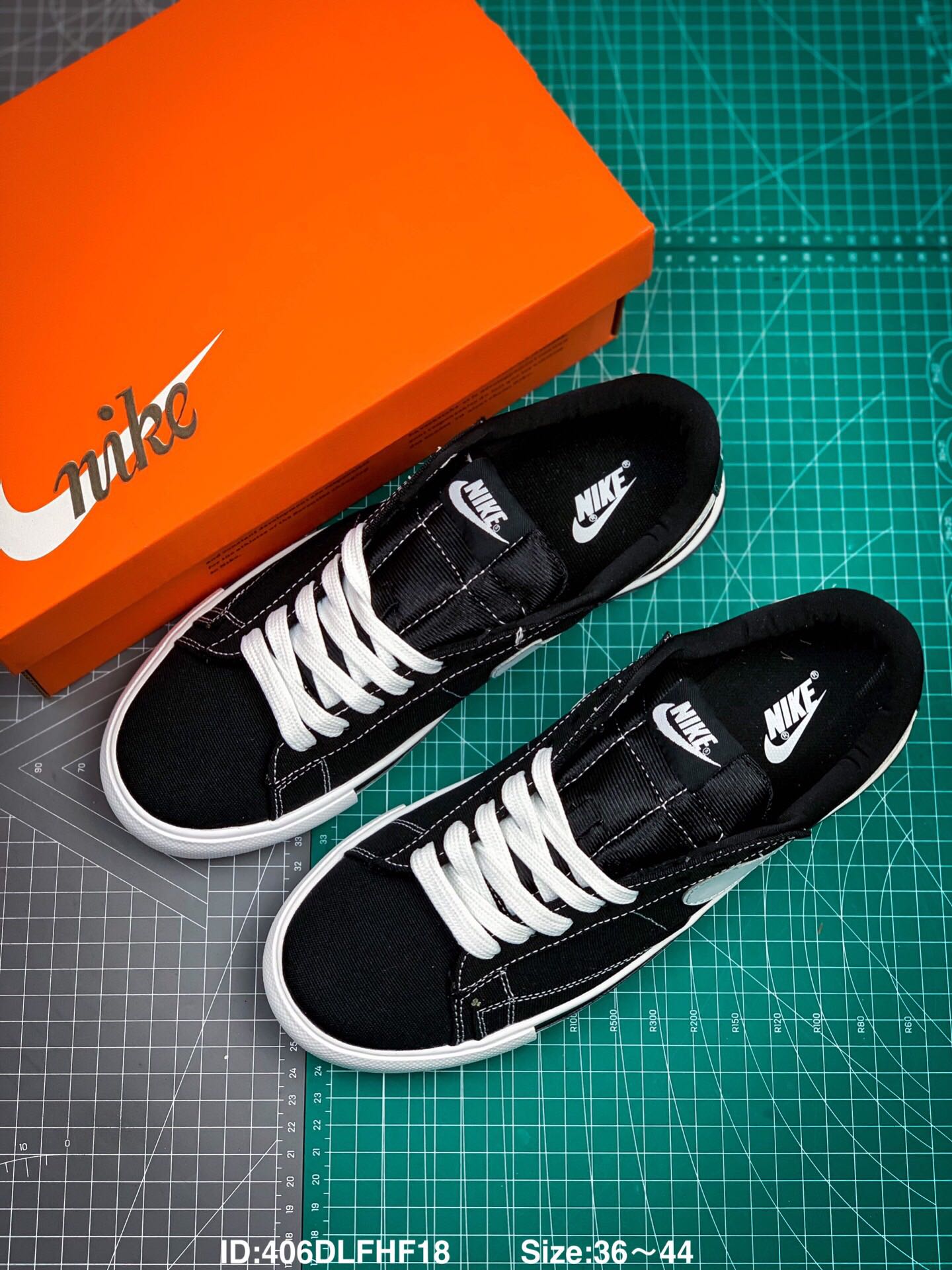 100 真标半码 NIKE BLAZER LOW 19新款开拓者 低帮帆布板鞋