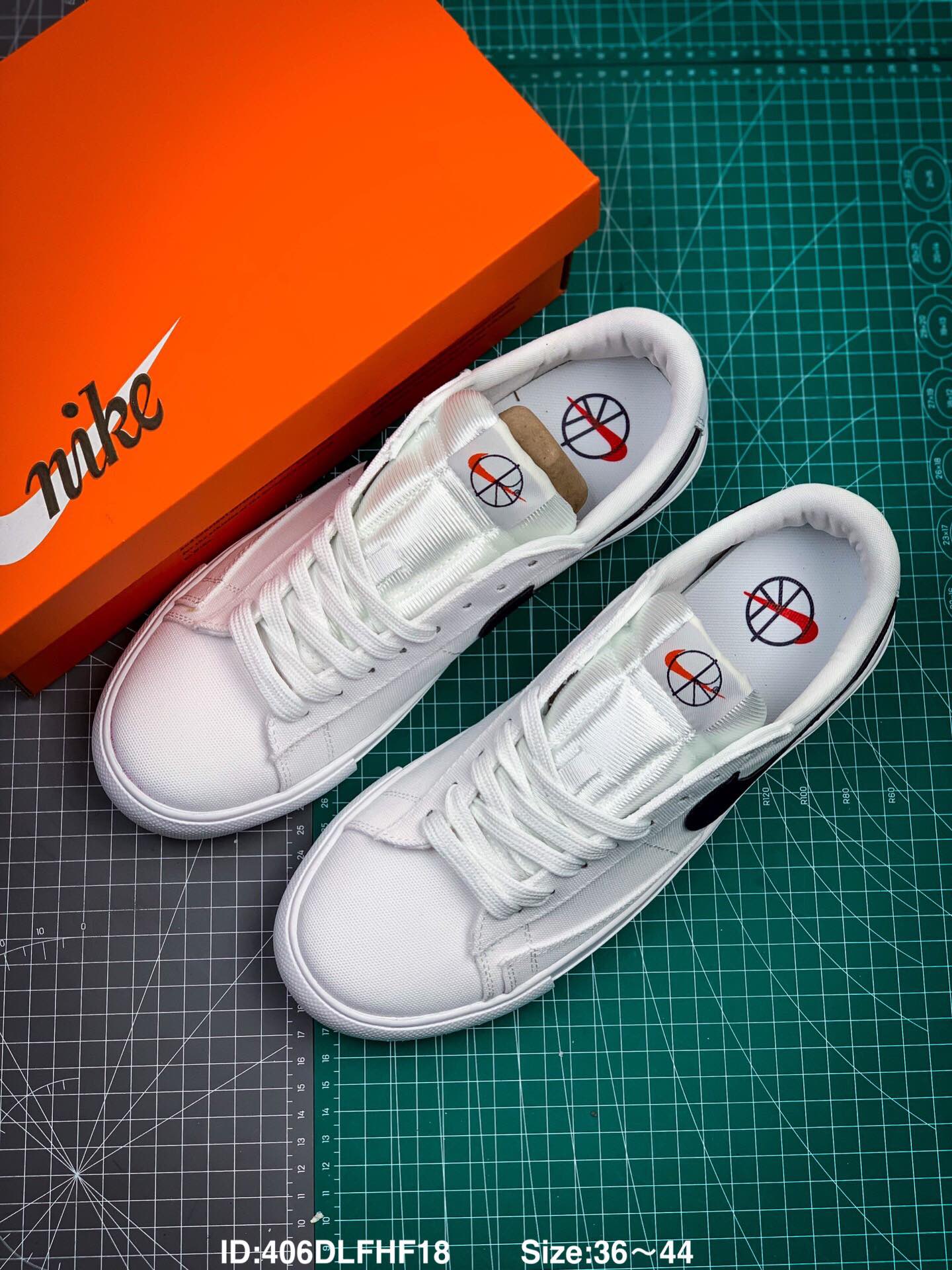 100 真标半码 NIKE BLAZER LOW 20年新款开拓者 低帮帆布板鞋