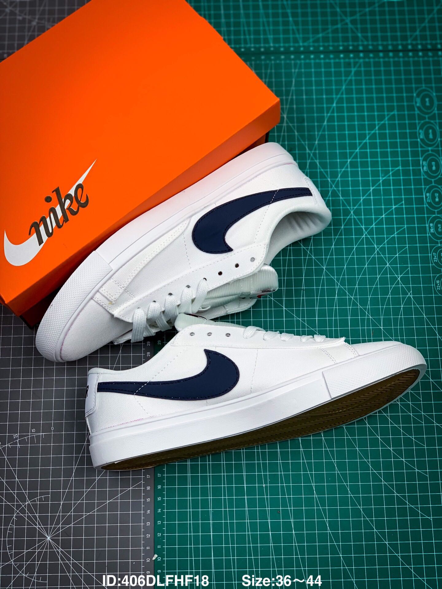 100 真标半码 NIKE BLAZER LOW 20年新款开拓者 低帮帆布板鞋