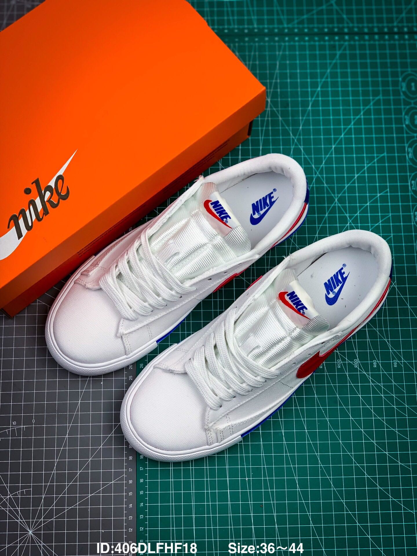 100 真标半码 NIKE BLAZER LOW 20年新款开拓者 低帮帆布板鞋