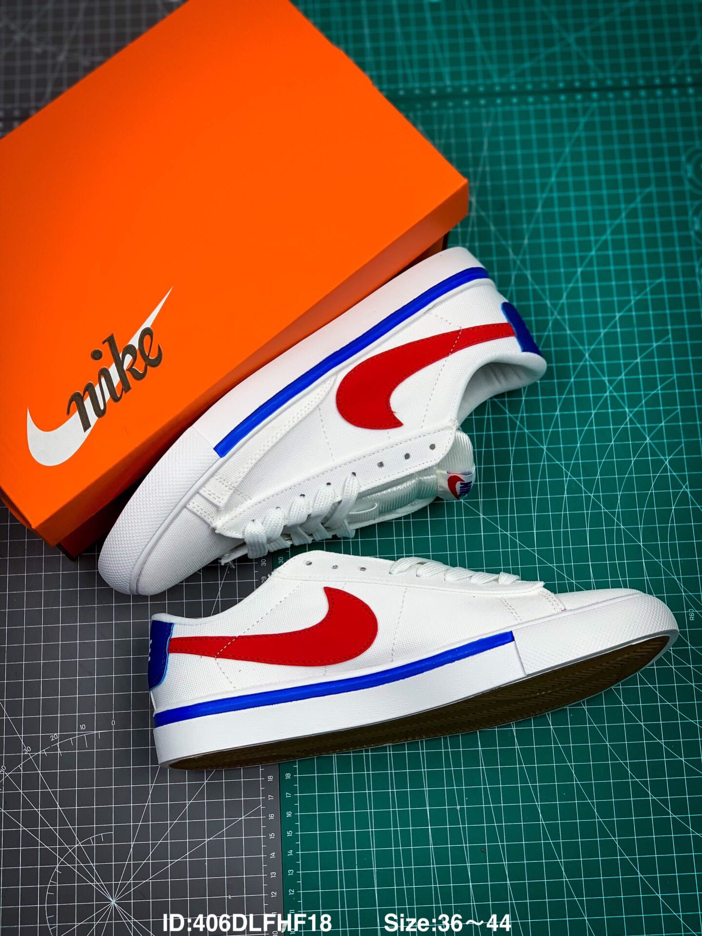 100 真标半码 NIKE BLAZER LOW 20年新款开拓者 低帮帆布板鞋