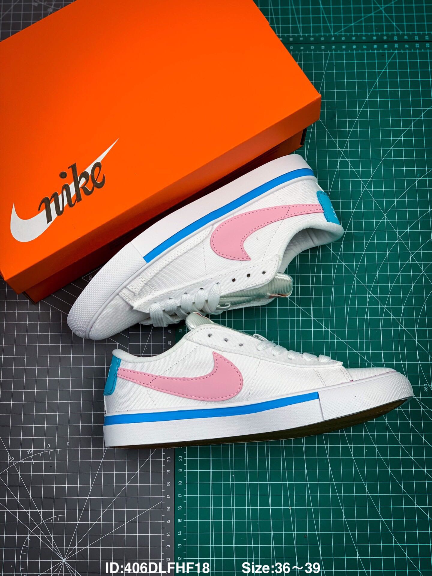 100 真标半码 NIKE BLAZER LOW 20年新款开拓者 低帮帆布板鞋