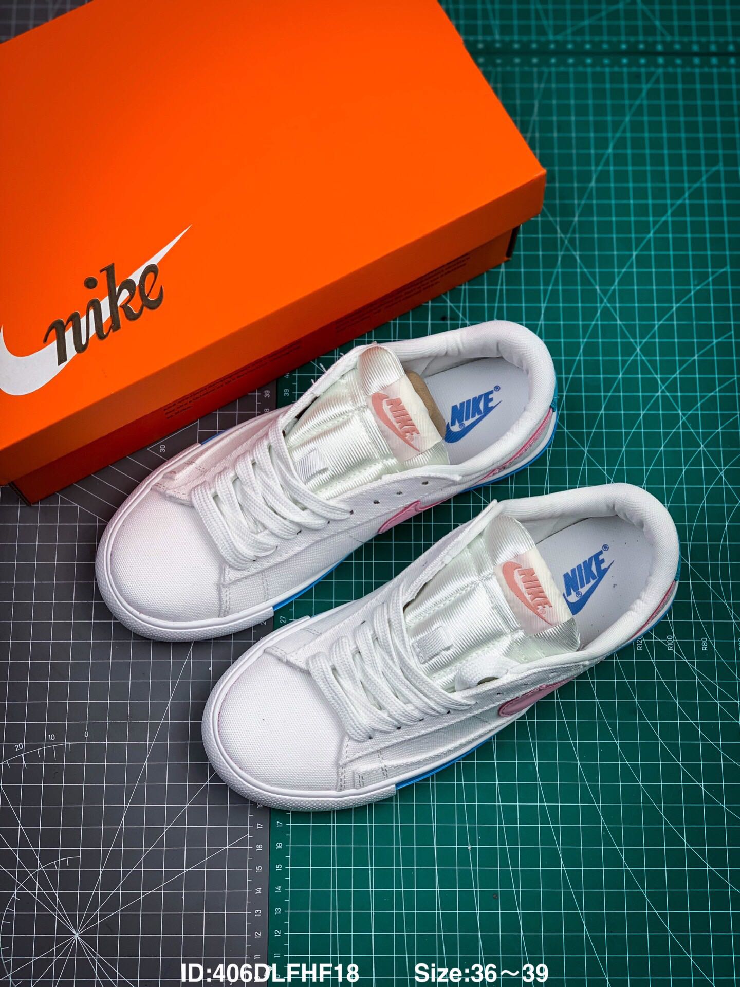 100 真标半码 NIKE BLAZER LOW 20年新款开拓者 低帮帆布板鞋