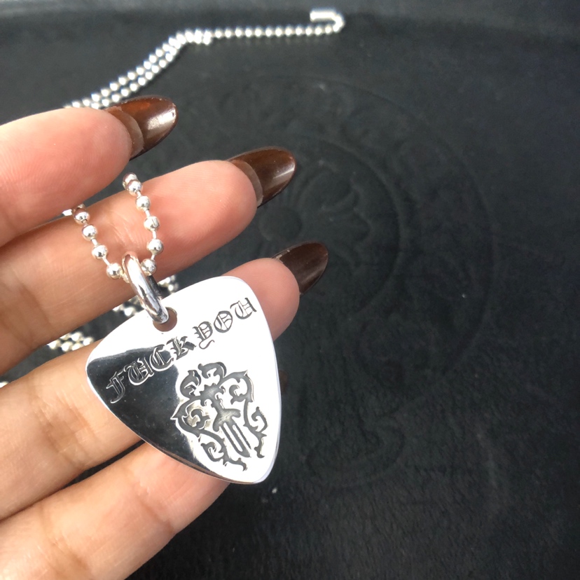Chrome Hearts Chrome hearts 克罗心 宝剑吉他拨片项链