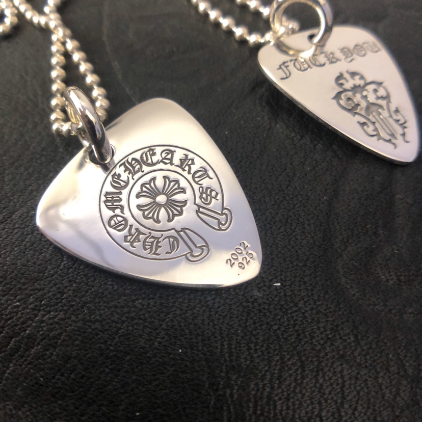 Chrome Hearts Chrome hearts 克罗心 宝剑吉他拨片项链