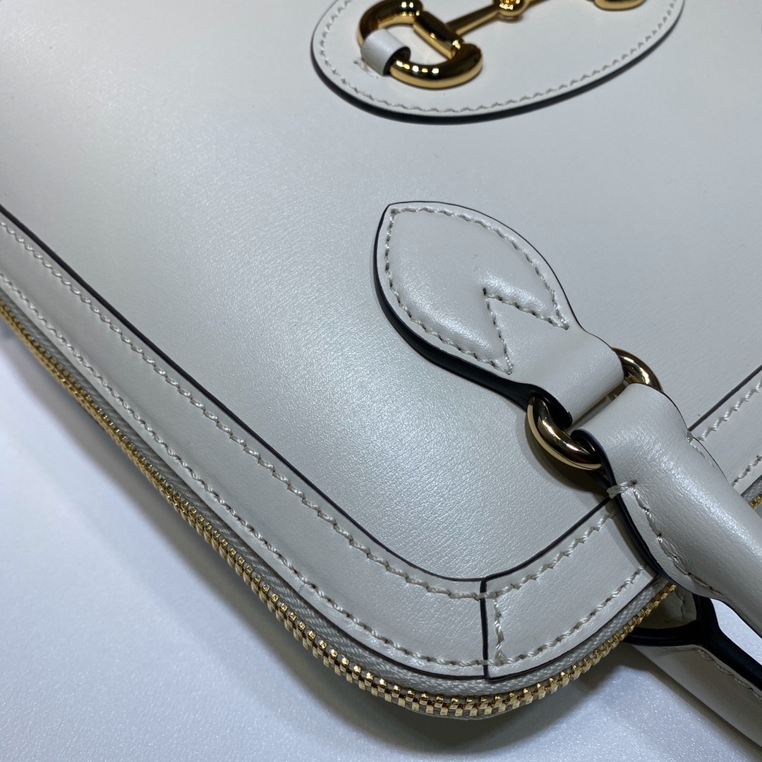 GUCCI古驰马衔扣1955系列小号手提包621220