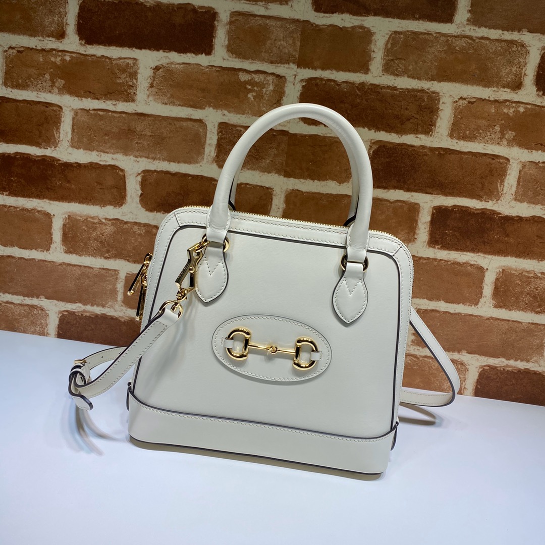 GUCCI古驰马衔扣1955系列小号手提包621220