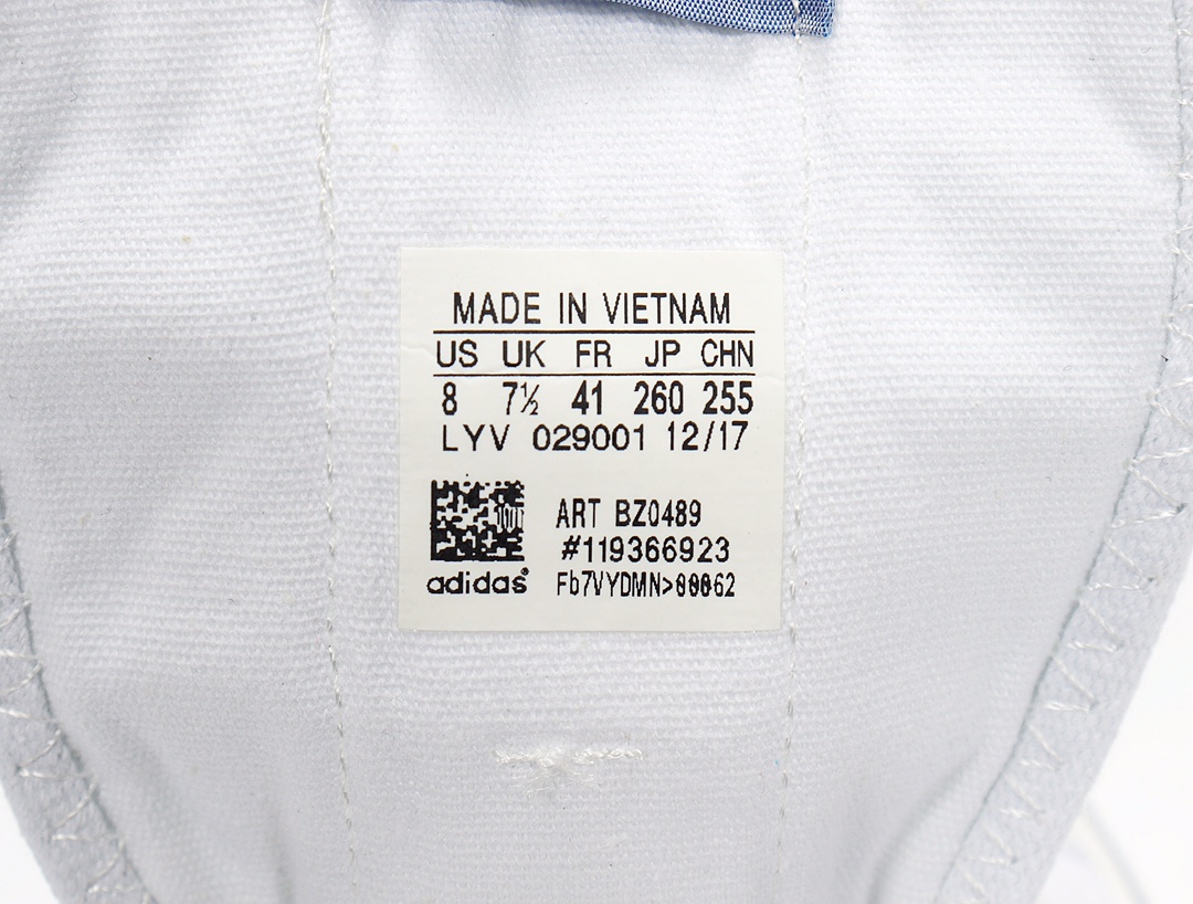 100 Adidas NIZZA 校园帆布板鞋懒人一脚蹬 BZ0489 白兰 网红情侣鞋