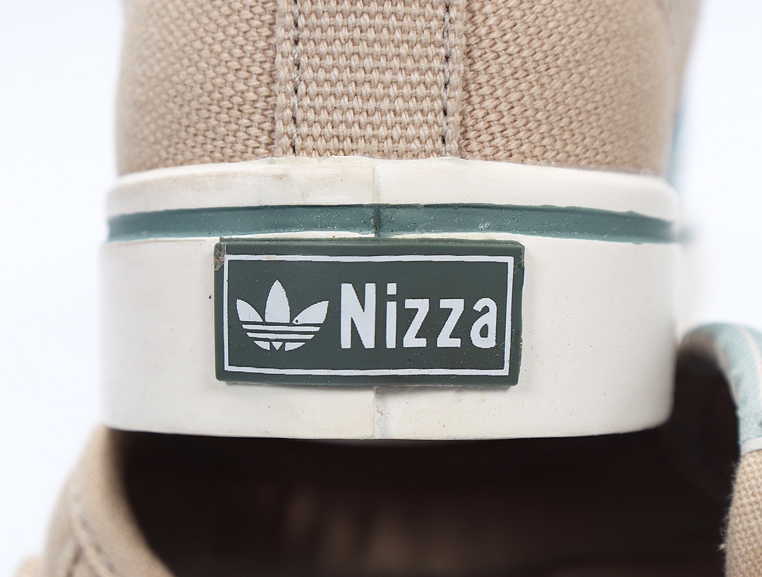 100 Adidas NIZZA 校园帆布板鞋懒人一脚蹬 CG3817 脏粉 网红情侣鞋