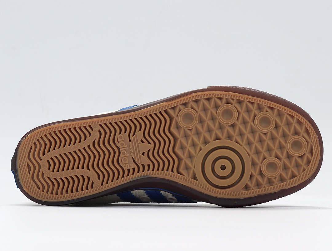 100 Adidas NIZZA 校园帆布板鞋懒人一脚蹬 DA9331