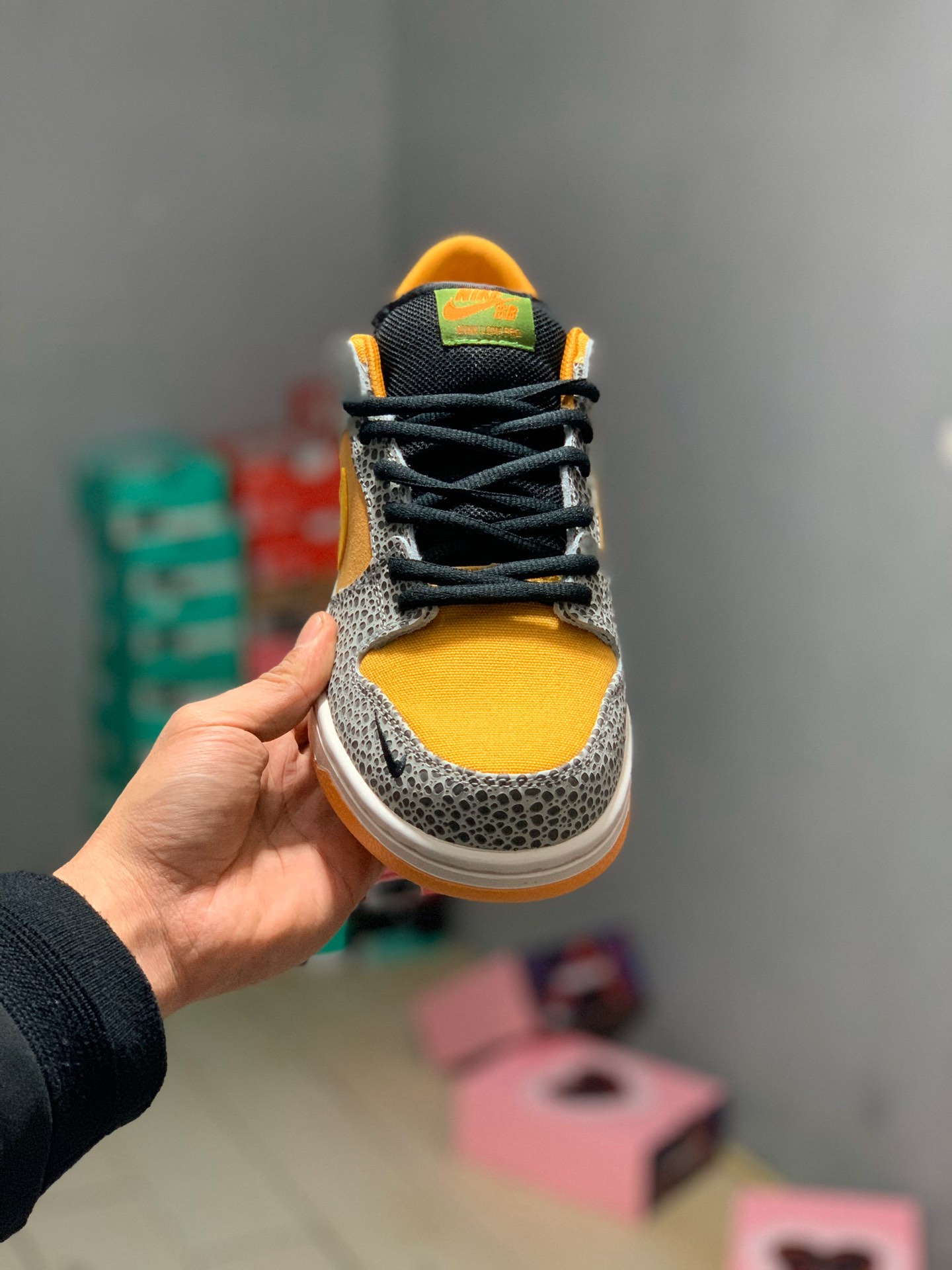 160 高品原盒原标  NIKE DUNK LOW Safari2020石斑爆裂纹鸳鸯钩 CD2563-002
