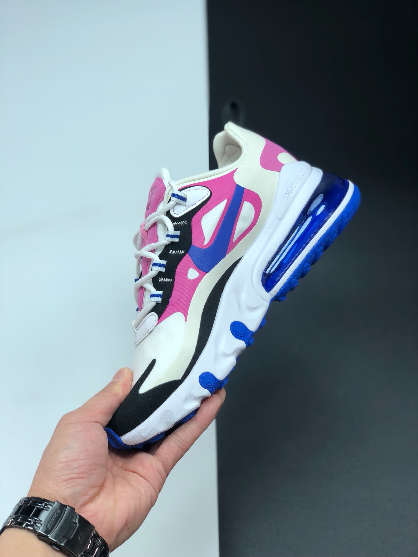 150 耐克 Nike React Air Max 270 系列 机能半气垫跑步鞋 CI3866-002