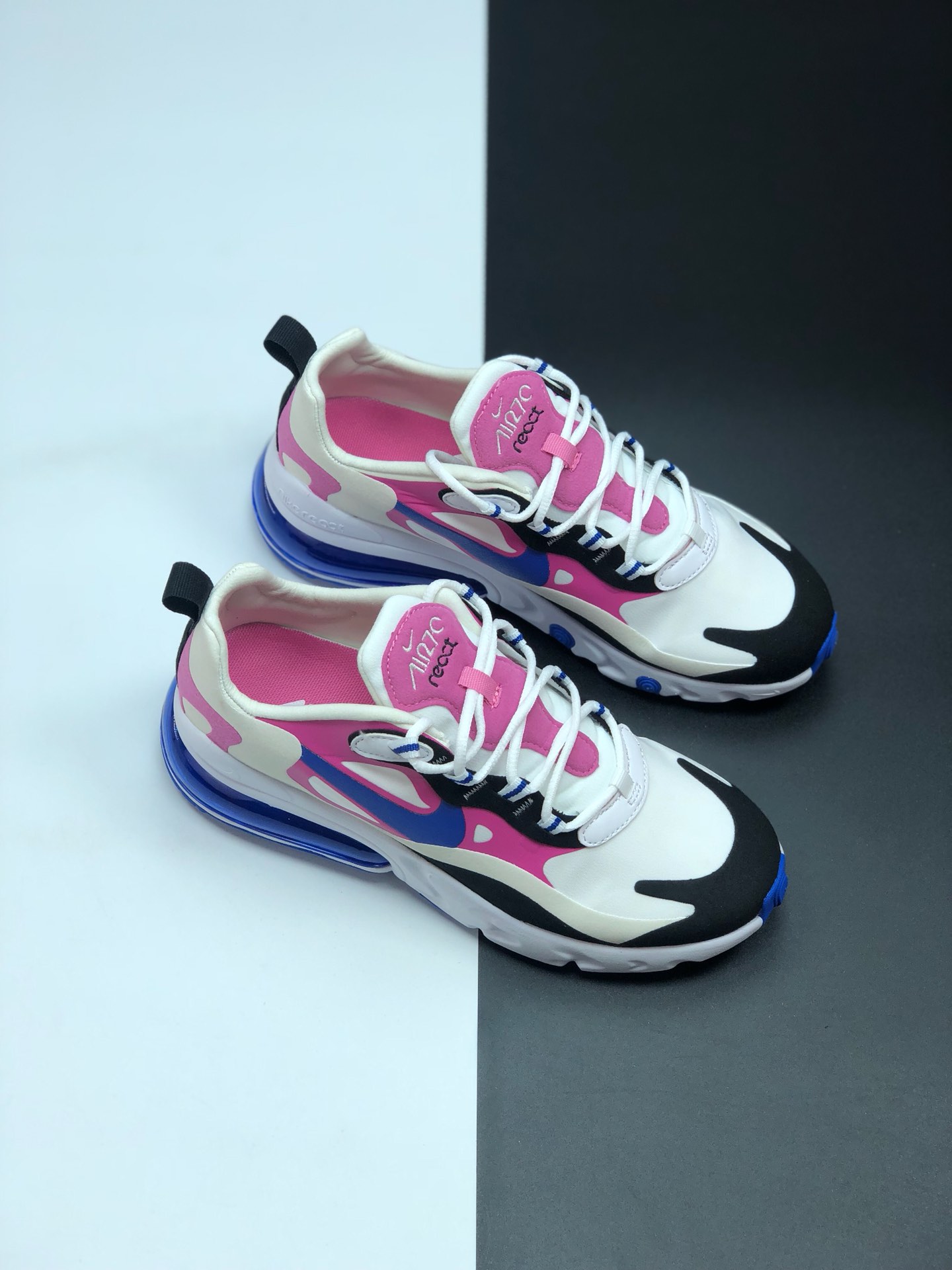 150 耐克 Nike React Air Max 270 系列 机能半气垫跑步鞋 CI3866-002