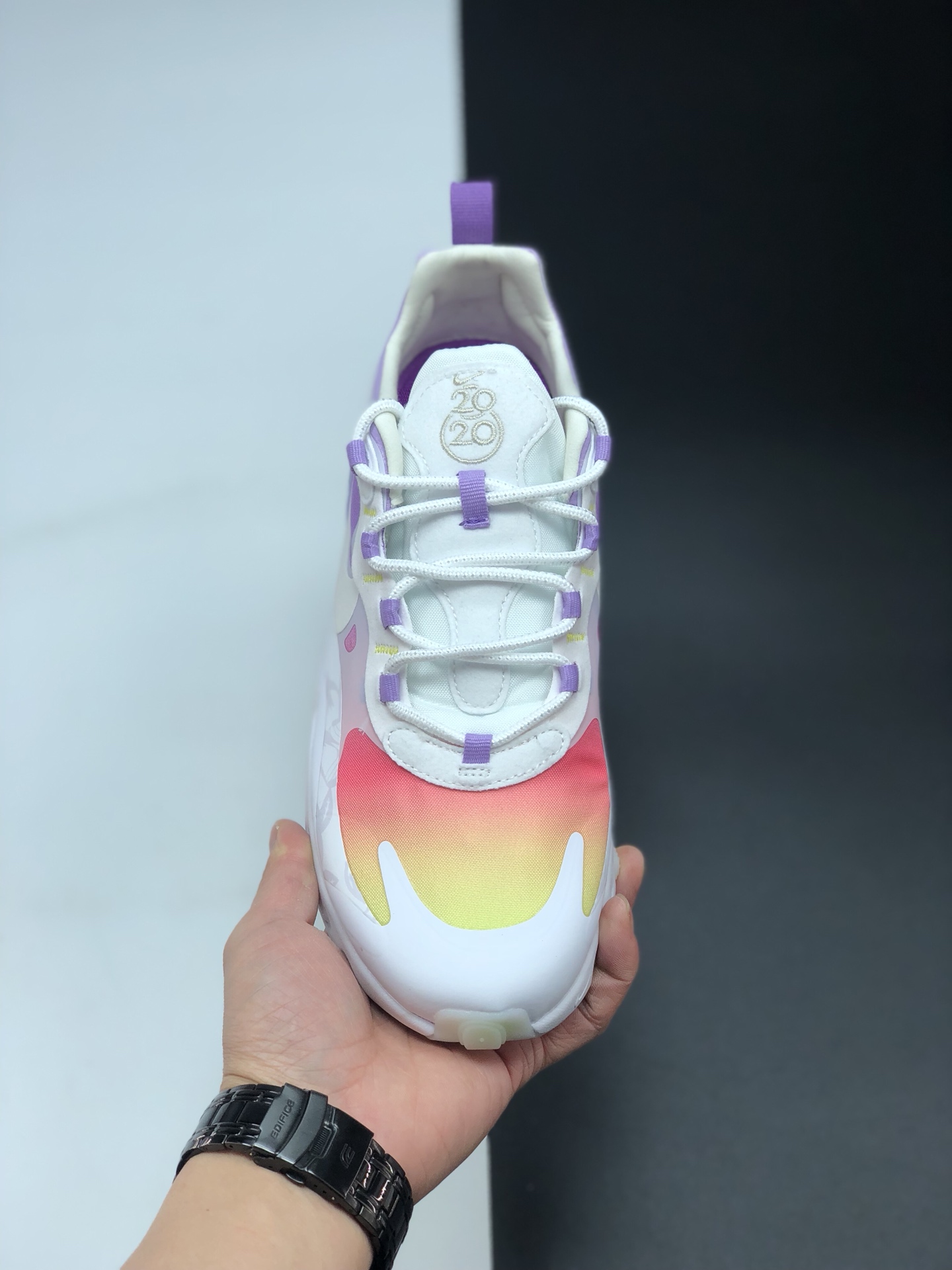 150 耐克 Nike React Air Max 270 系列 机能半气垫跑步鞋 CI3866-002