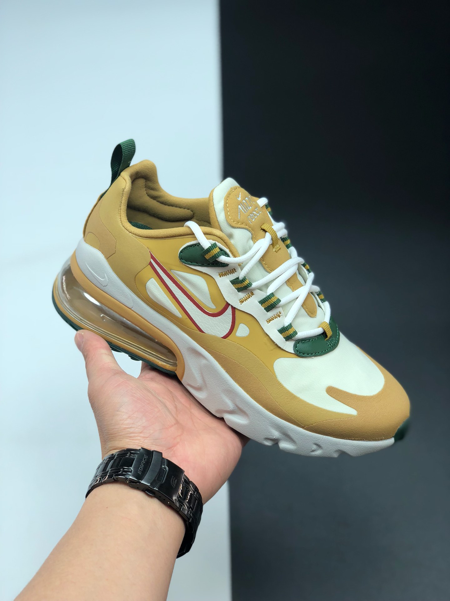 150 耐克 Nike React Air Max 270 系列 机能半气垫跑步鞋 CI3866-002