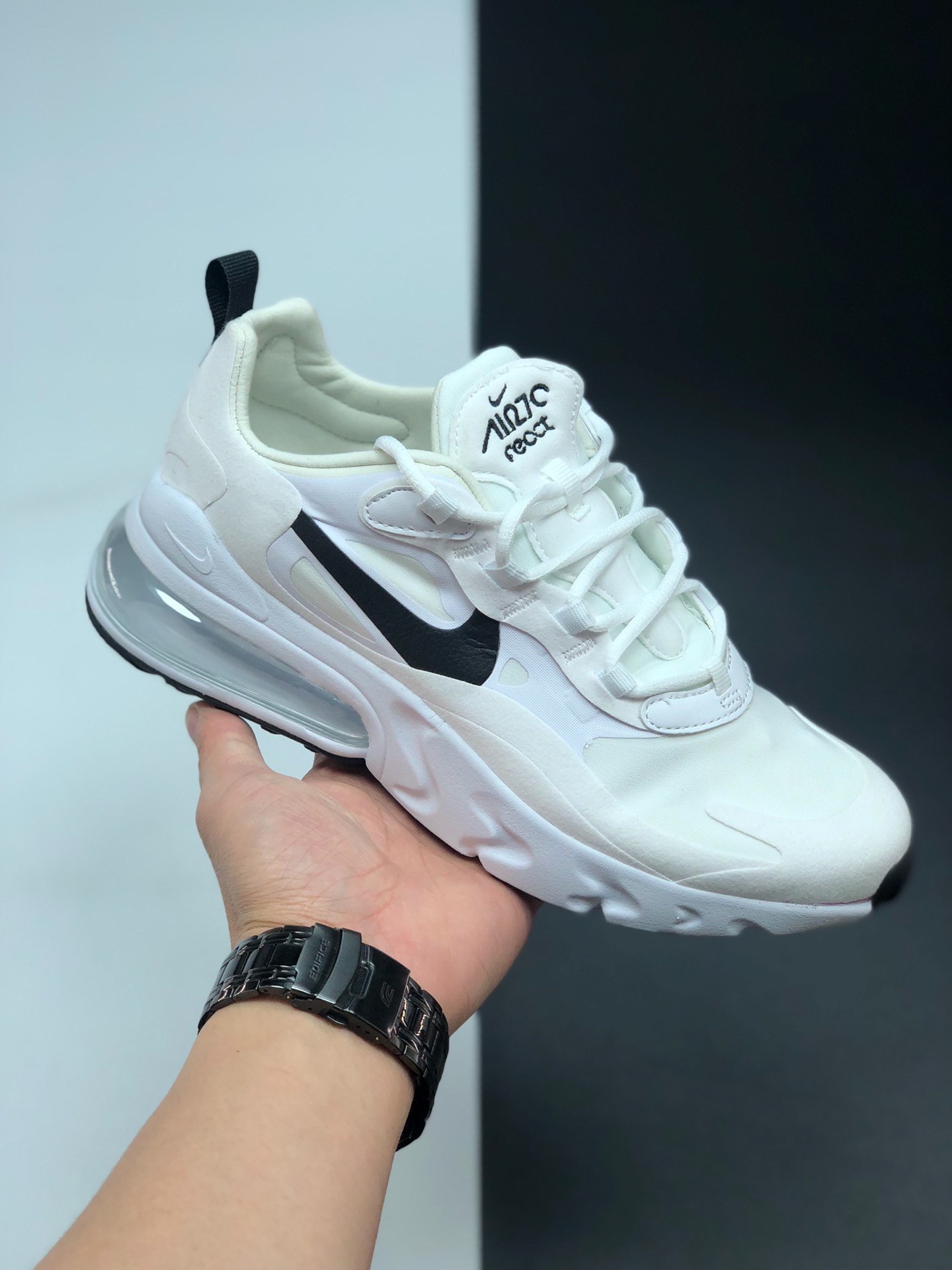 150 耐克 Nike React Air Max 270 系列 机能半气垫跑步鞋 CI3866-002