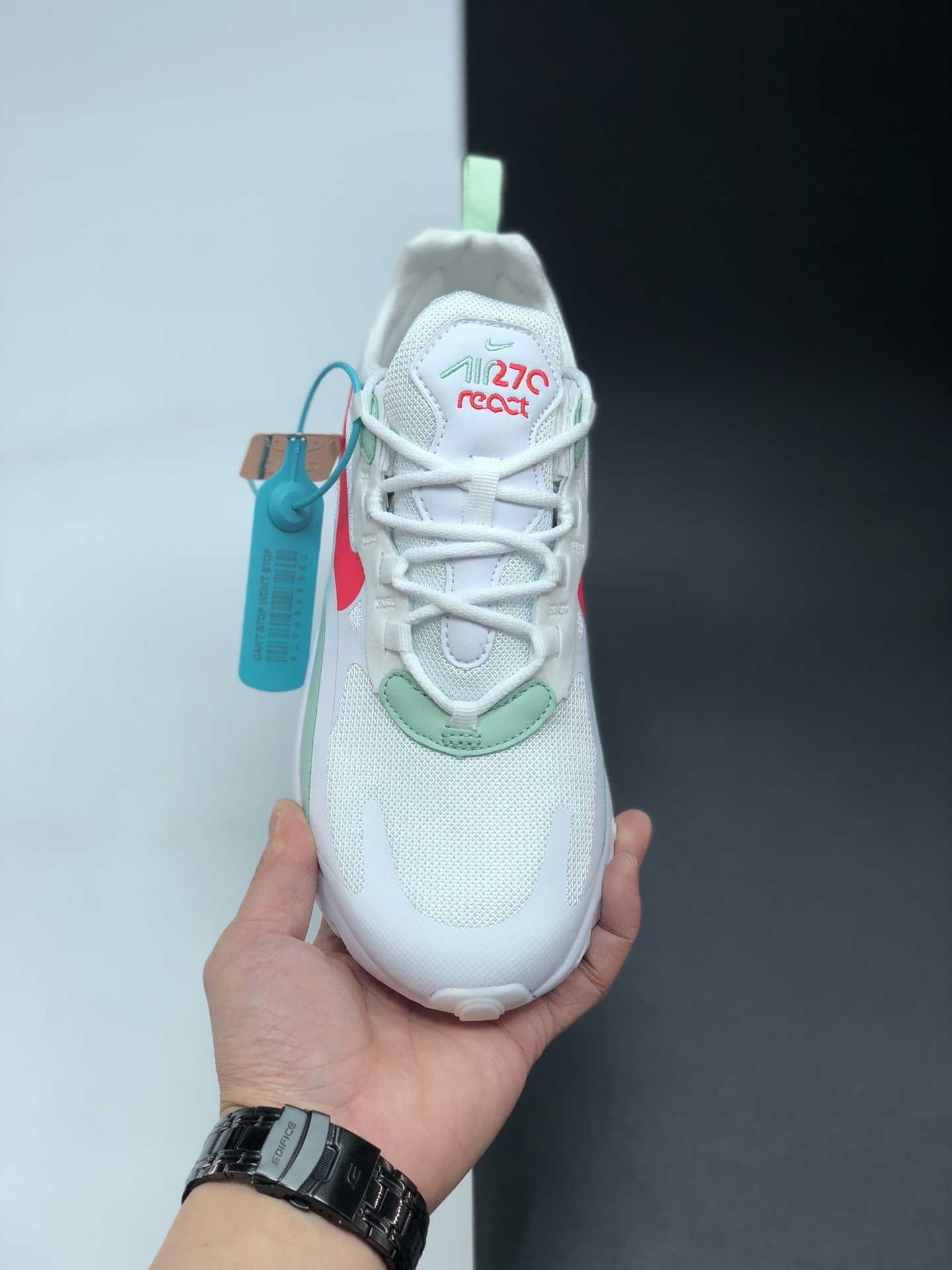 150 耐克 Nike React Air Max 270 系列 机能半气垫跑步鞋 CI3866-002