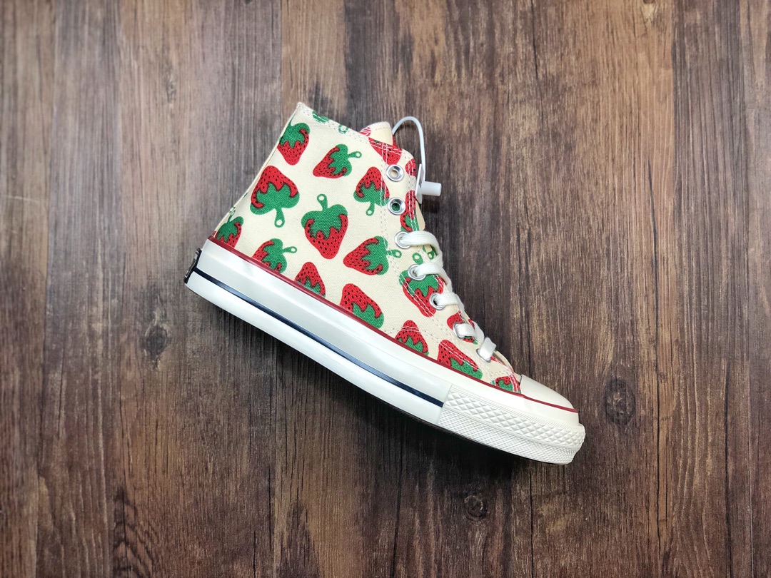 99 CONVERSE Chuck Taylor 1970S  小草莓定制 经典三星标 正确软底蓝底