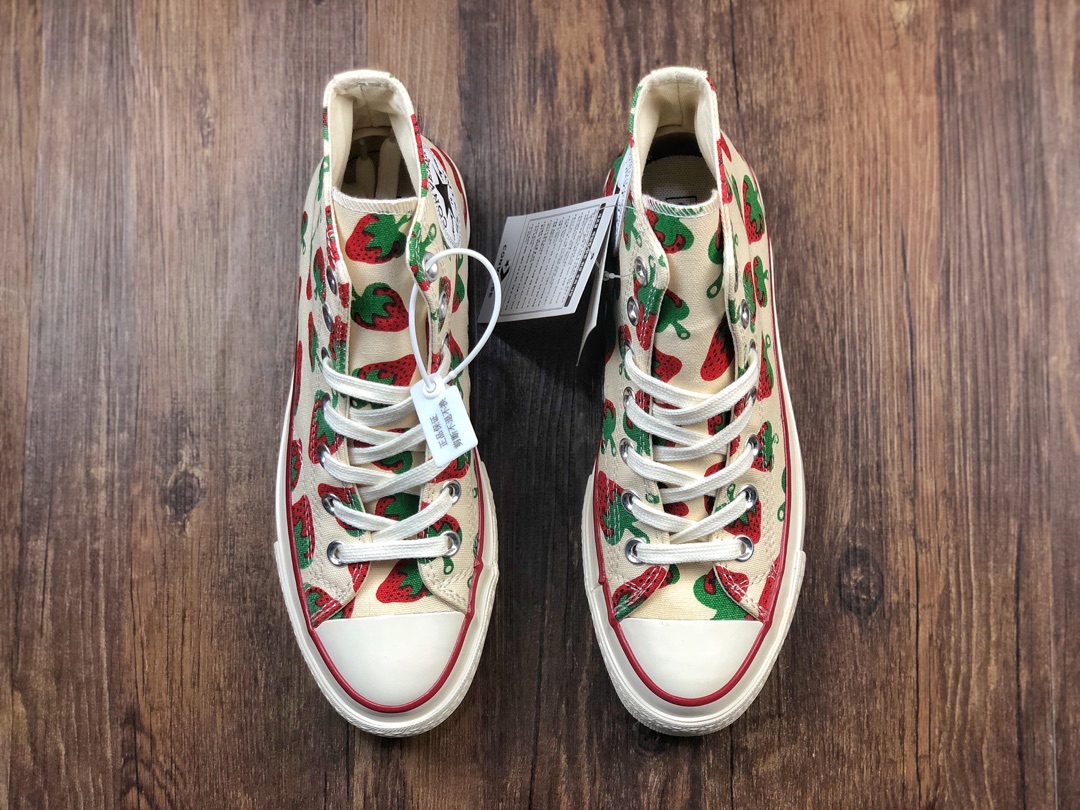 99 CONVERSE Chuck Taylor 1970S  小草莓定制 经典三星标 正确软底蓝底