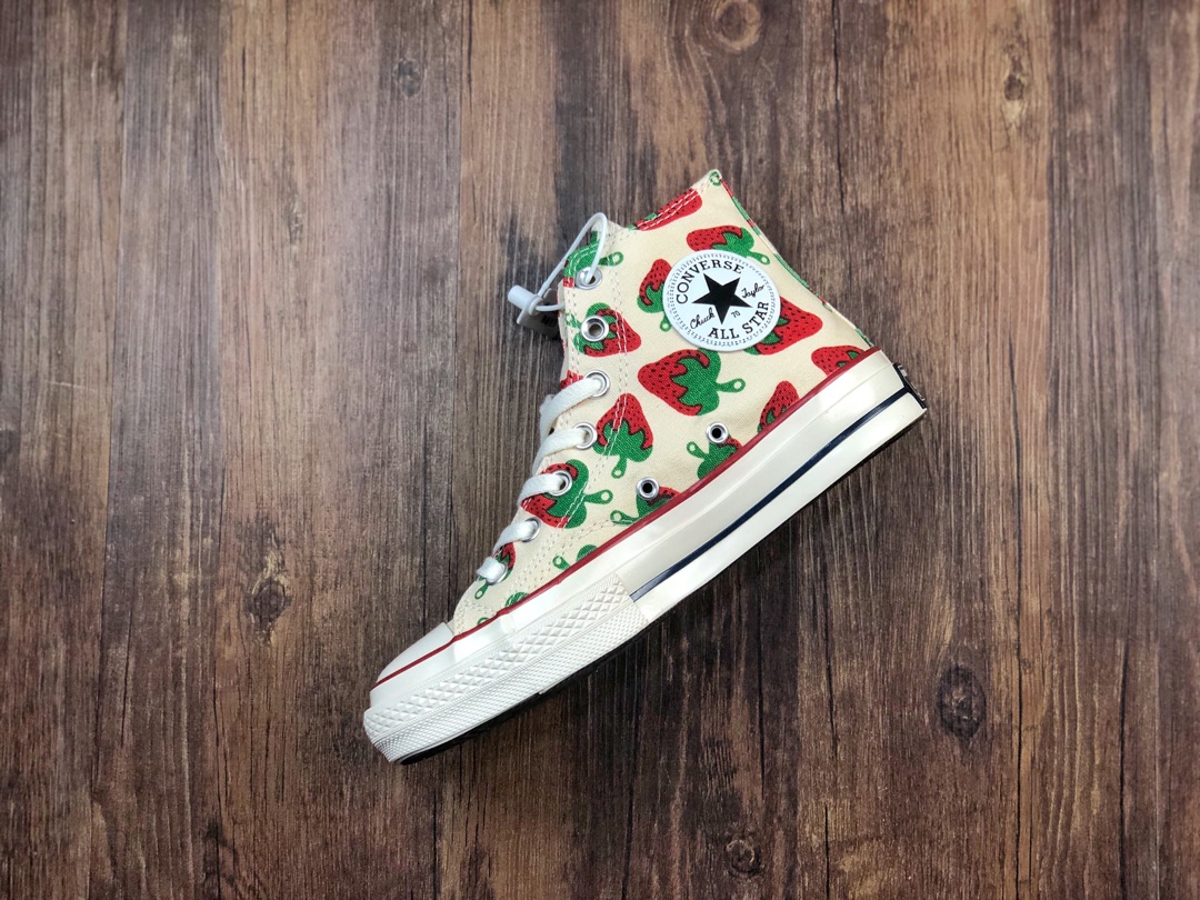 99 CONVERSE Chuck Taylor 1970S  小草莓定制 经典三星标 正确软底蓝底