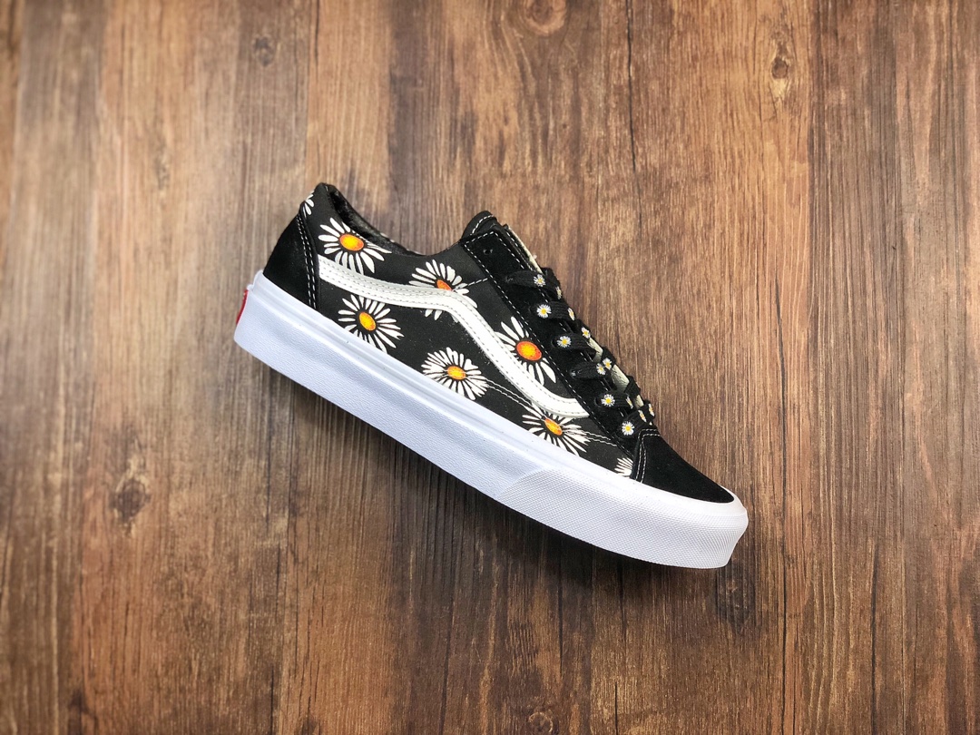 150 Vans Style 36 OG 小雏菊  权志龙小头低帮系列 雏菊帆布滑板鞋