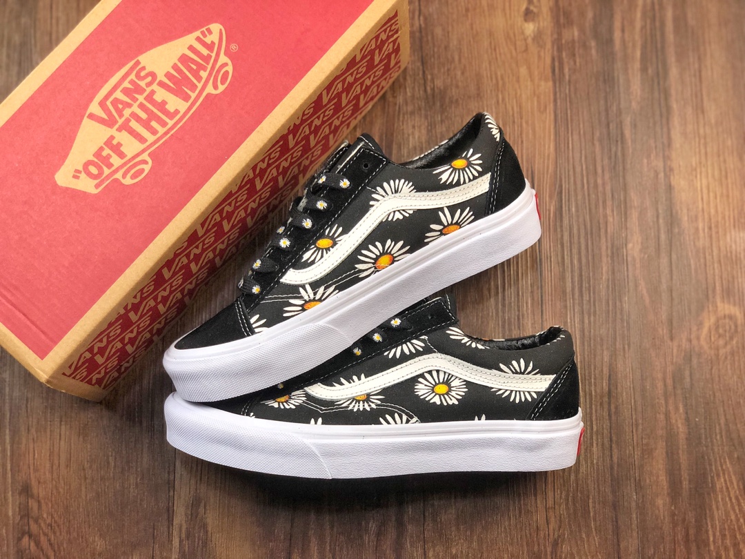 150 Vans Style 36 OG 小雏菊  权志龙小头低帮系列 雏菊帆布滑板鞋