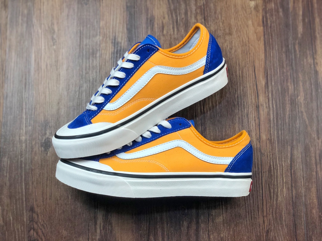 170 VANS代购 范斯 STYLE 36 DECON SF 万斯 黄蓝 半月包头杀人鲸 低帮男女休闲板鞋