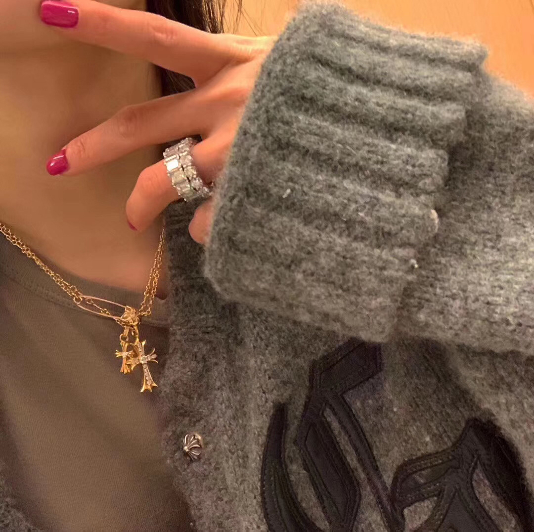 Chrome Hearts MZ出品 开版 Chrome hearts 克罗心别针项链