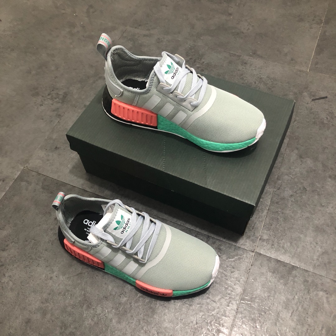 230 公司级巴斯夫阿迪达斯 Adidas NMD R-1 街头风经典百搭跑步鞋 FX4353