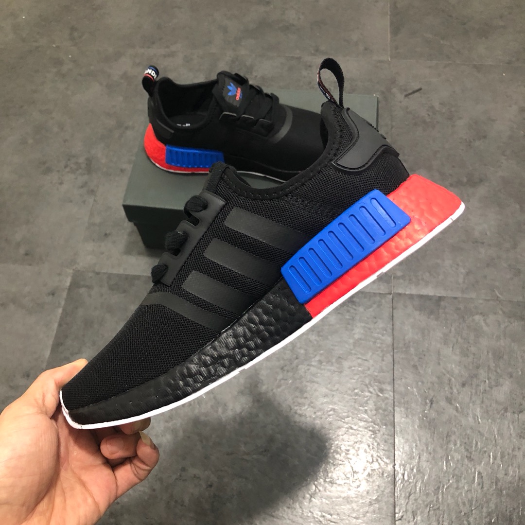 230 公司级巴斯夫阿迪达斯 Adidas NMD R-1 街头风经典百搭跑步鞋  FX4355