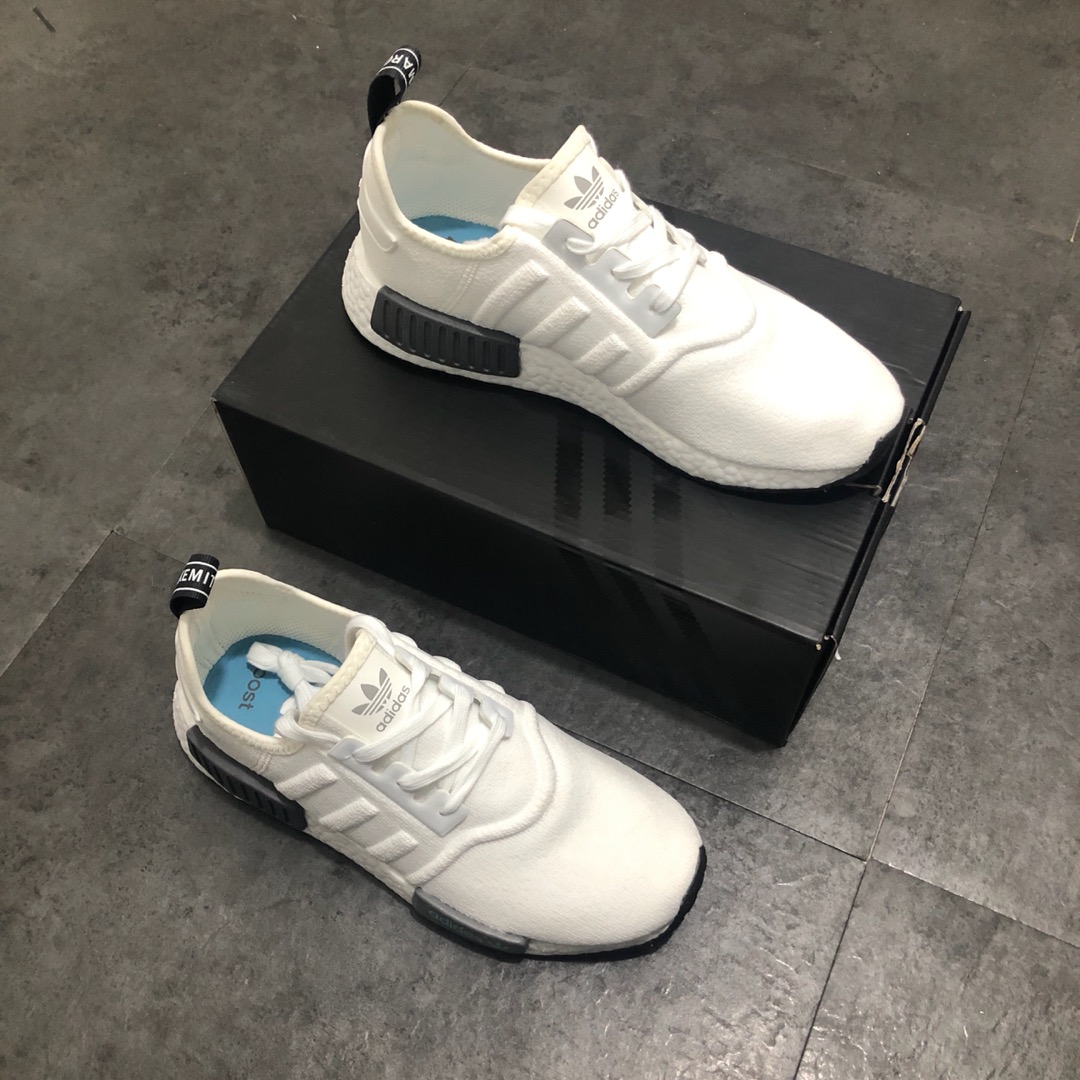 190 公司级巴斯夫阿迪达斯 Adidas NMD R-1 街头风经典百搭跑步鞋  EE5182