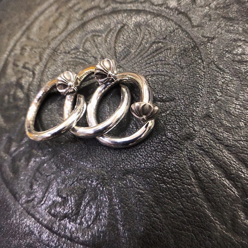 Chrome Hearts 开版 认准独家拍摄 （MZ）克罗心Chrome hearts 圆头钉子戒指