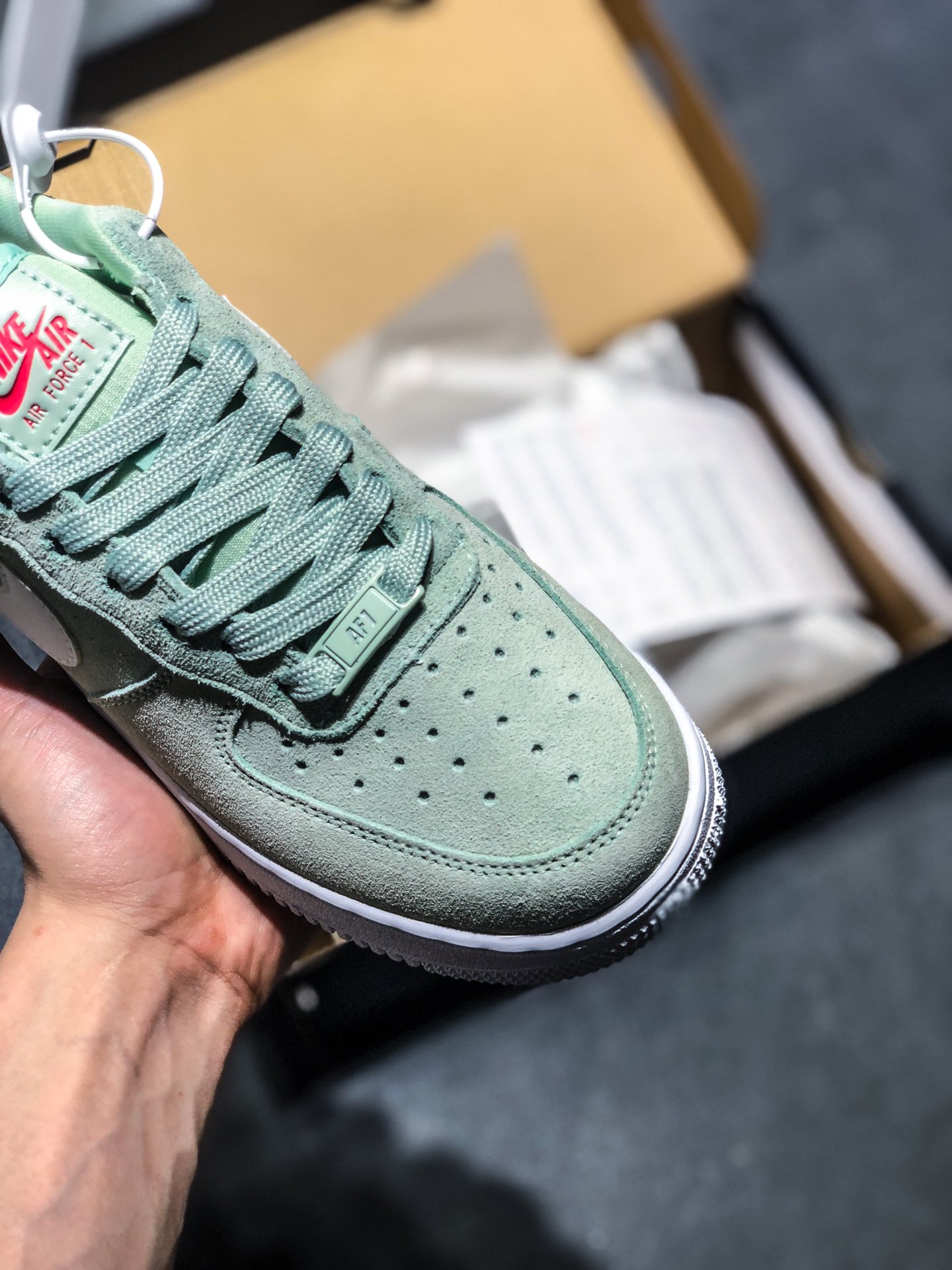 p220 NK Air Force 1 Low 霜绿 空军一号低帮百搭休闲运动板鞋 CV3026-300