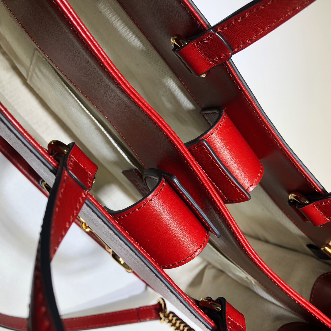 GUCCI古驰马衔扣1955系列中号托特包621144