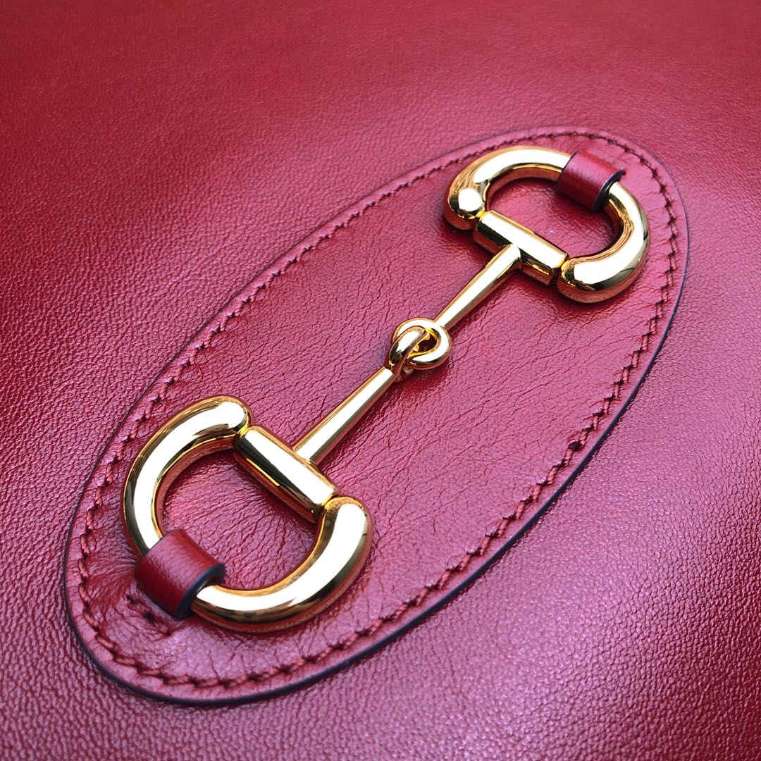 GUCCI古驰马衔扣1955系列中号托特包621144