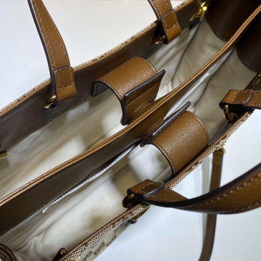 GUCCI古驰马衔扣1955系列中号托特包621144