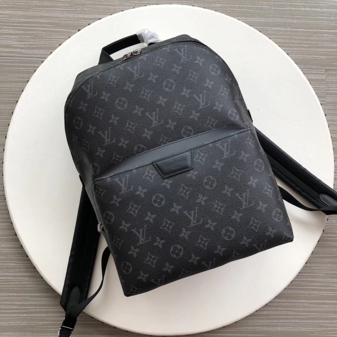 Louis Vuitton Bags Backpack Black Monogram Eclipse Canvas Cowhide Fabric Casual N43186