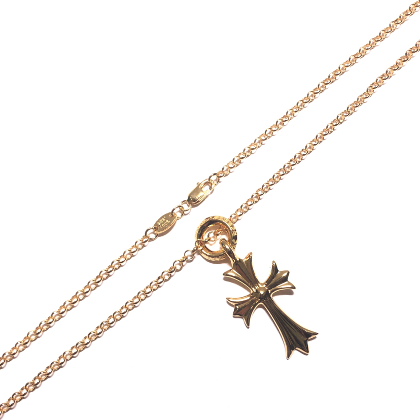 Chrome Hearts Chrome hearts 克罗心22k金圆环十字项链