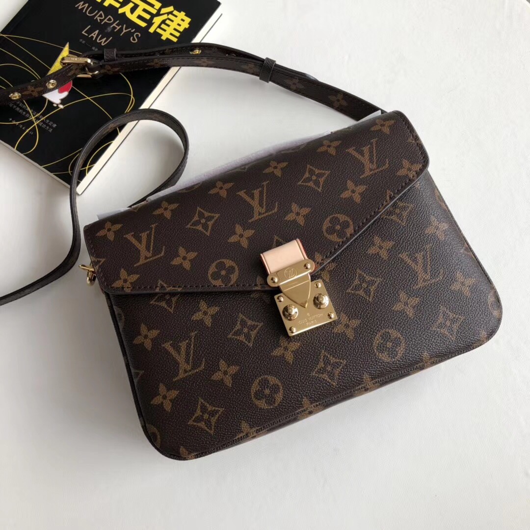 Louis Vuitton LV Pochette MeTis Bags Handbags Top Quality Replica
 All Steel Monogram Reverse Canvas Cowhide M40780