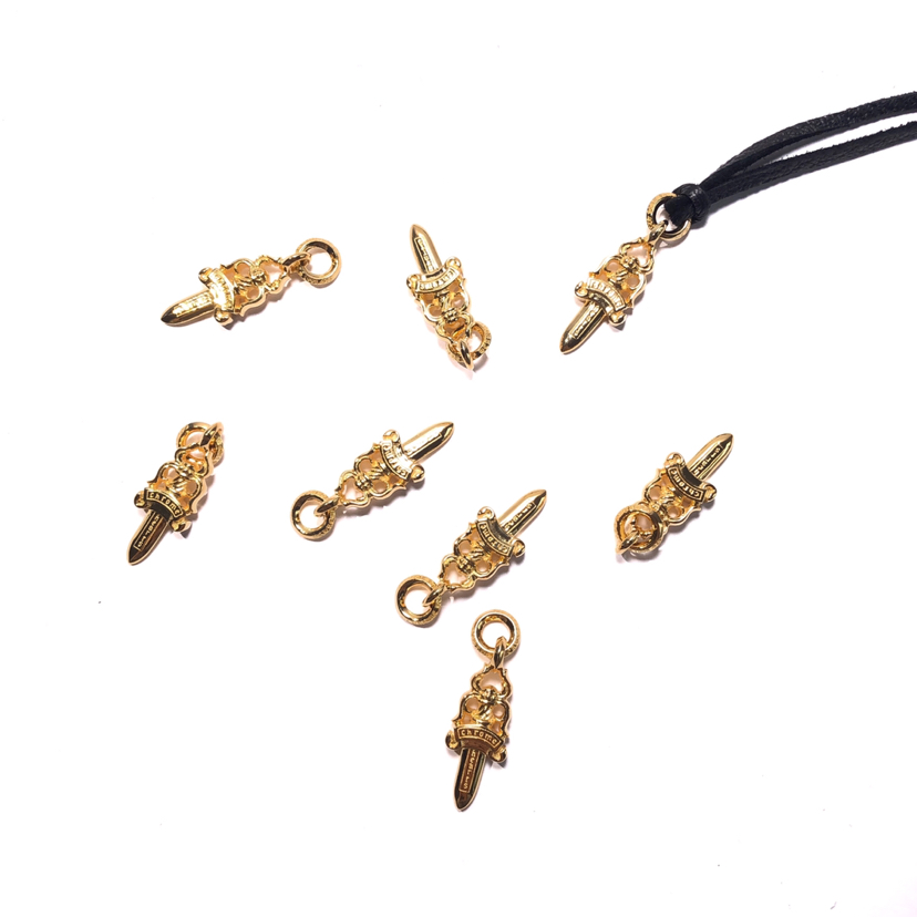 Chrome Hearts Chrome hearts 克罗心22k金色宝剑项链