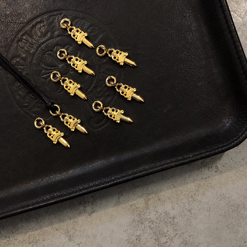 Chrome Hearts Chrome hearts 克罗心22k金色宝剑项链