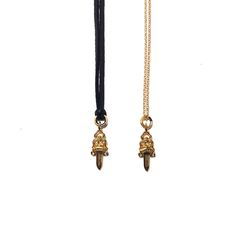 Chrome Hearts Chrome hearts 克罗心22k金色宝剑项链